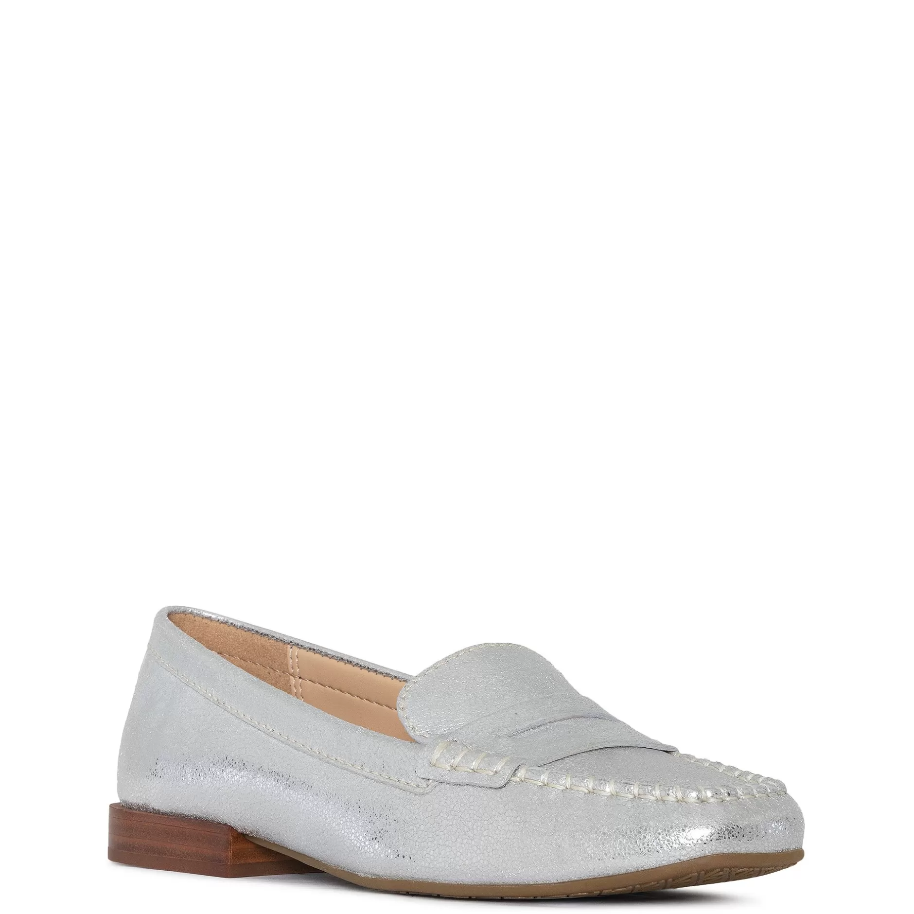 Donald Pliner Hello, New Loafers! | Metallic Collection^BINAH Silver