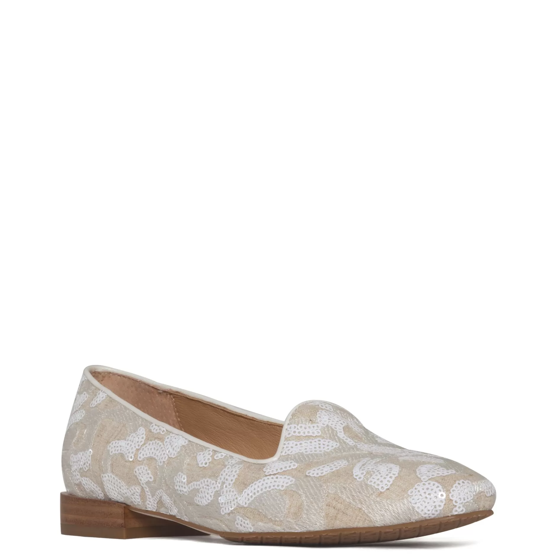 Donald Pliner Hello, New Loafers! | Metallic Collection^REENA Natural White