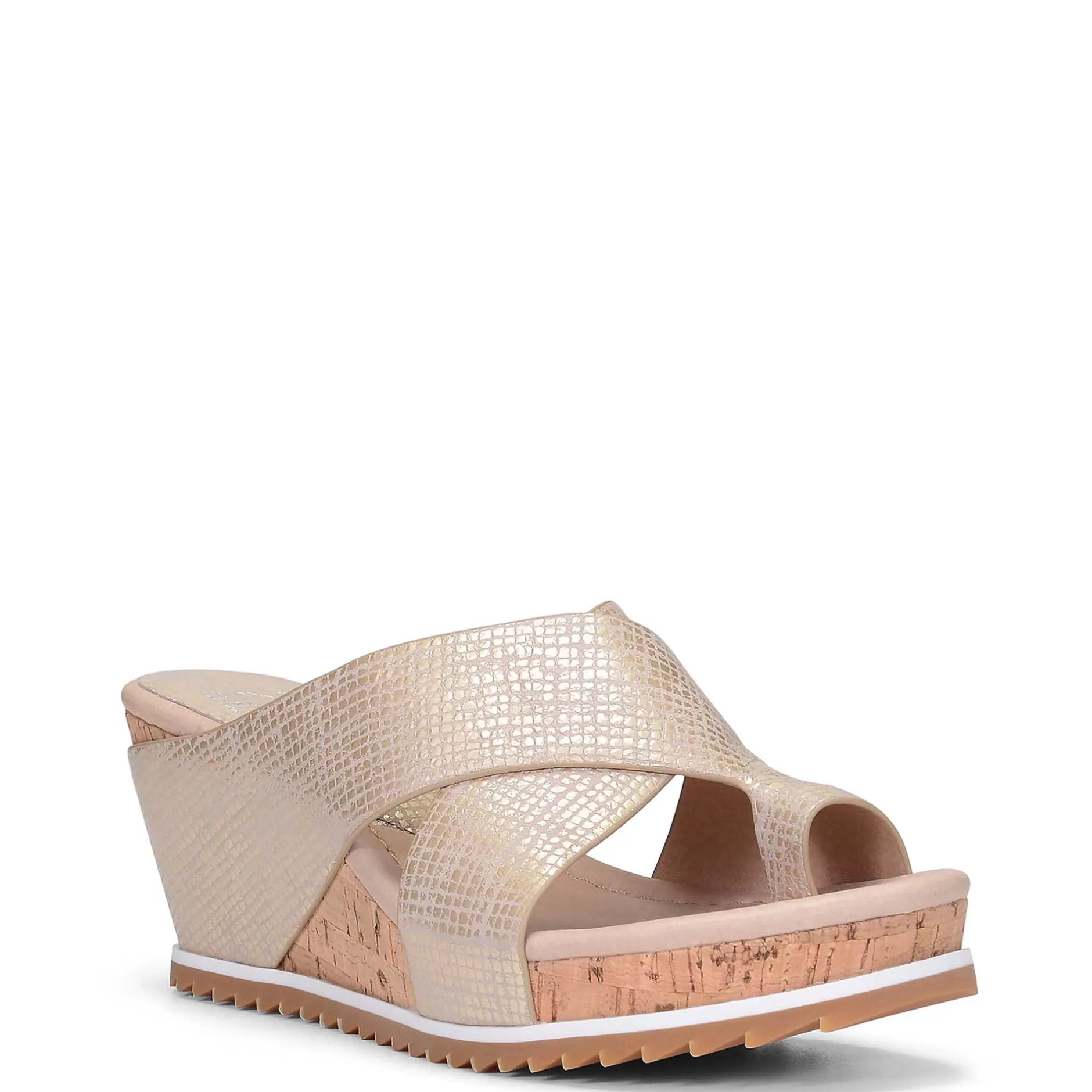 Donald Pliner Au Naturel | Cork Collection^SISU MED WEDGE Platino / Cork