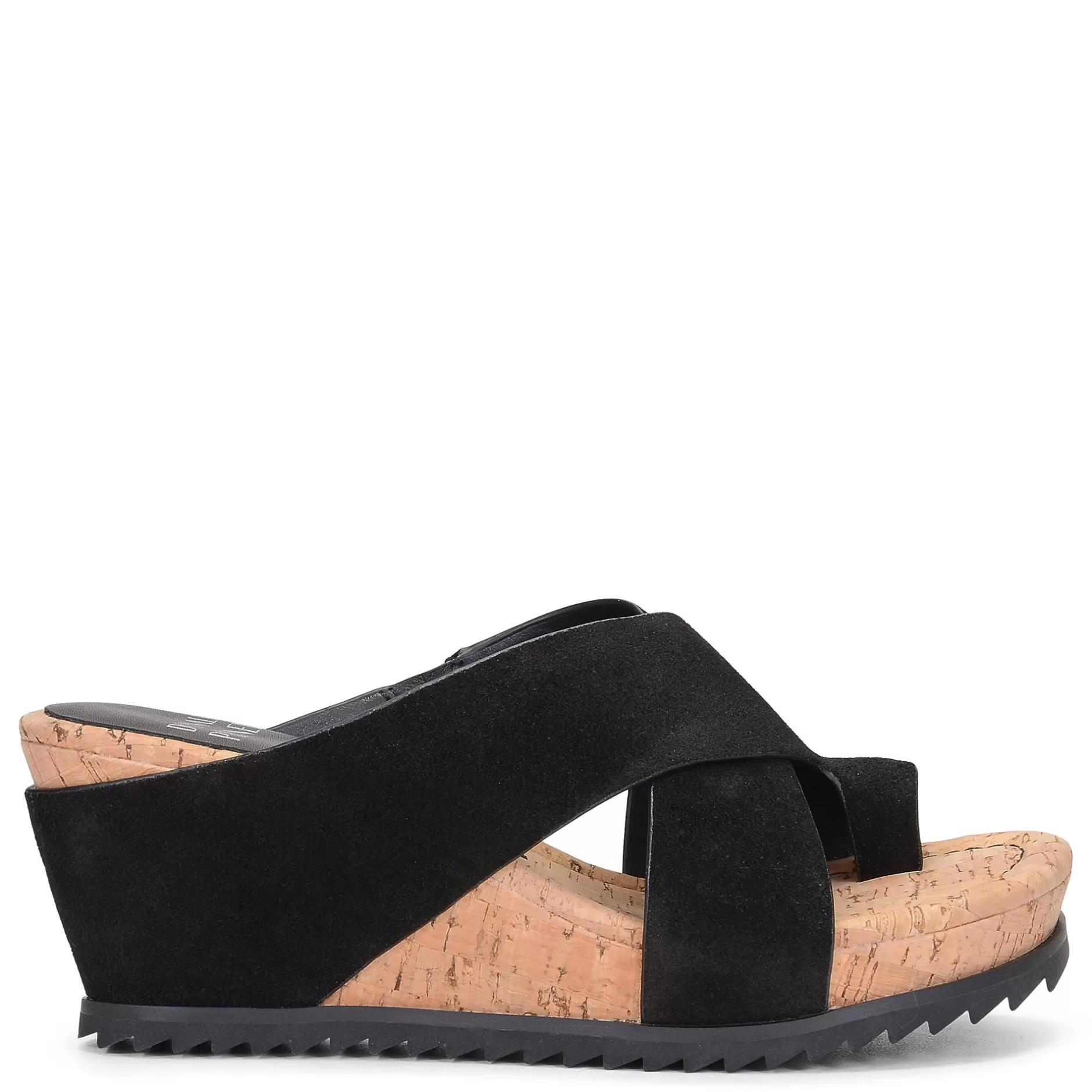 Donald Pliner Au Naturel | Cork Collection^SISU MED WEDGE Black Suede