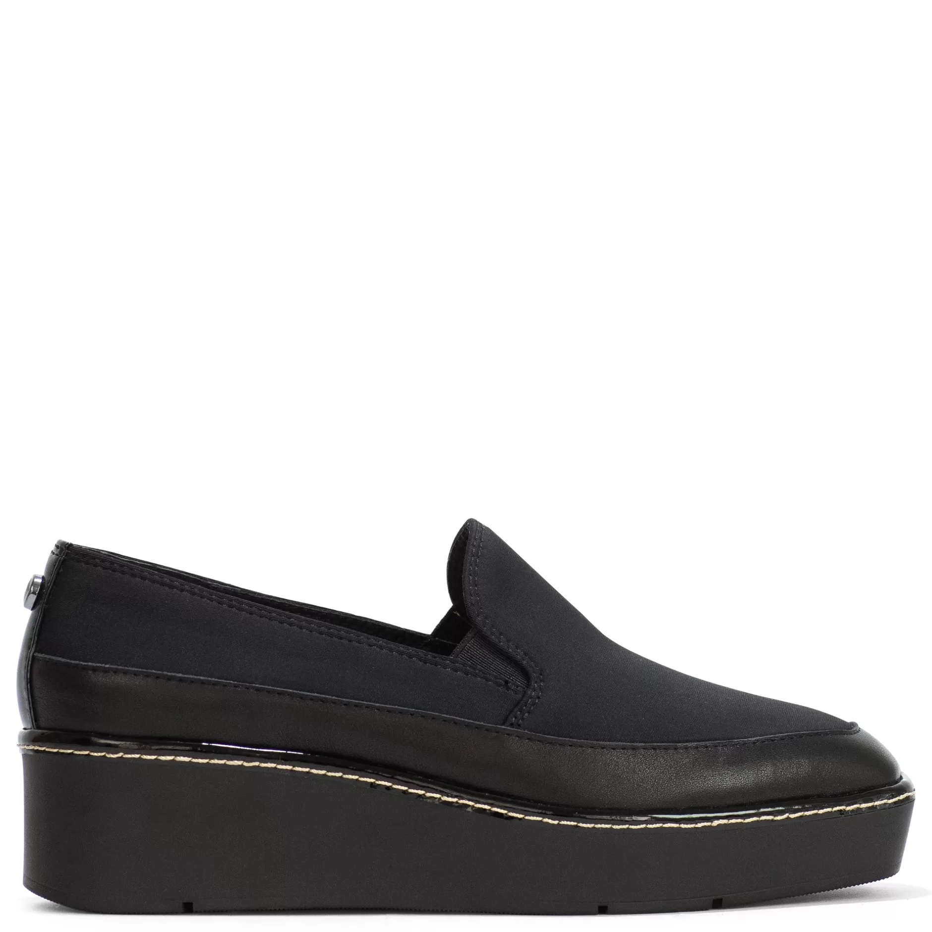 Donald Pliner Hello, New Loafers! | Platform Collection^WALLIS Black Crepe