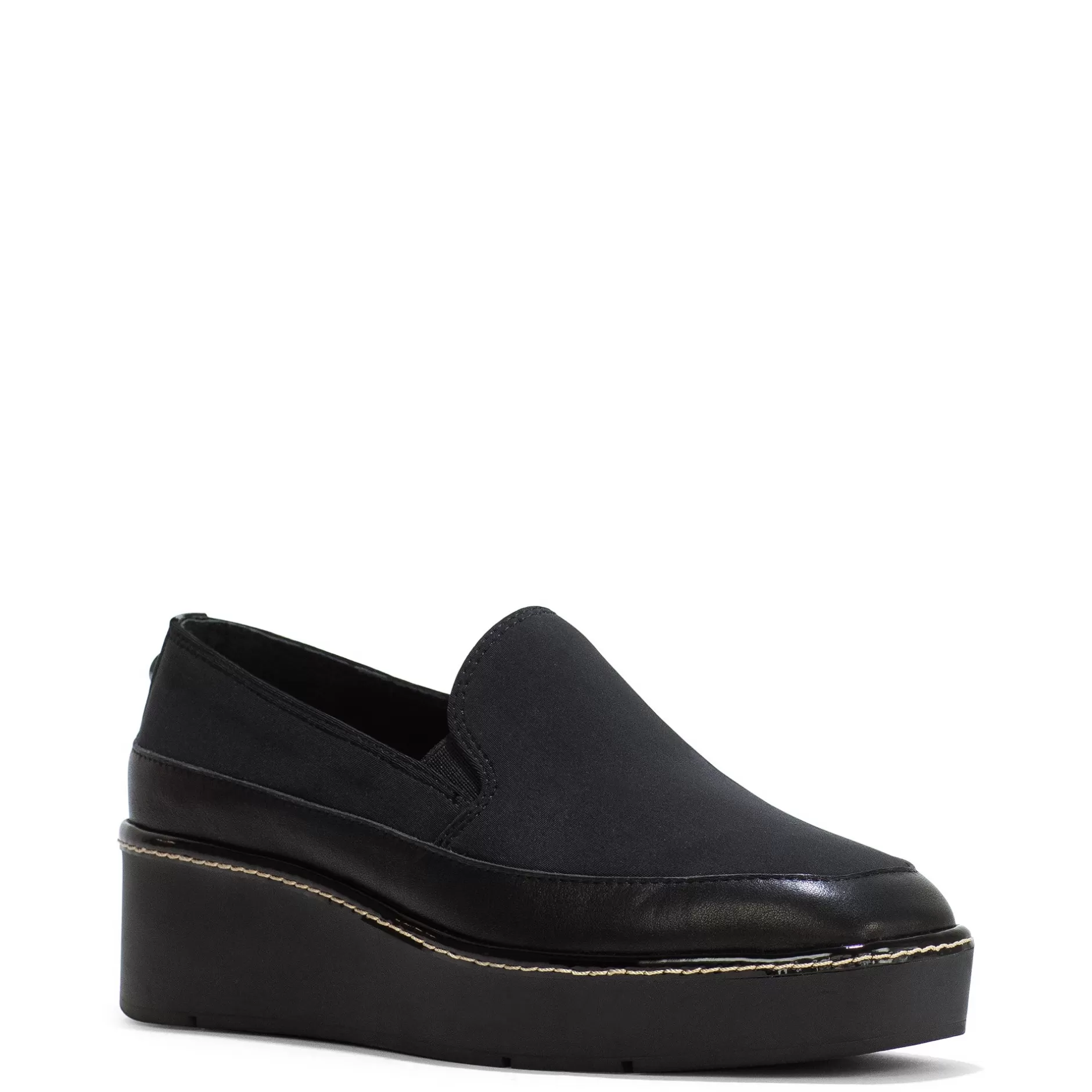 Donald Pliner Hello, New Loafers! | Platform Collection^WALLIS Black Crepe